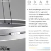 Paul Neuhaus 2551-95 PURE-E-LOOP LED Pendelleuchte stone (alu) elektrisch