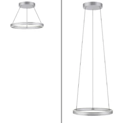 Paul Neuhaus 2551-95 PURE-E-LOOP LED Pendelleuchte stone (alu) elektrisch