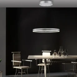 Paul Neuhaus 2551-95 PURE-E-LOOP LED Pendelleuchte stone (alu) elektrisch