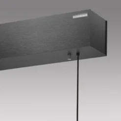 Paul Neuhaus 2570-15 PURE E-MOTION LED Pendelleuchte platin (grau) höhenverstellbar