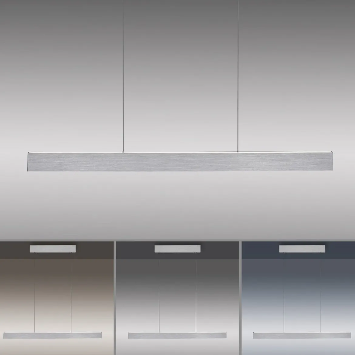 Paul Neuhaus 2570-95 PURE E-MOTION LED Pendelleuchte diamond (alu) höhenverstellbar