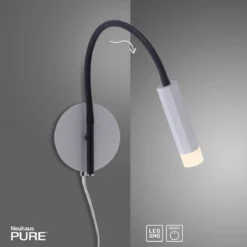 Paul Neuhaus 9012-95 PURE-GEMIN LED-XMO Wandleuchte aluminium