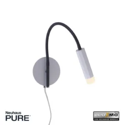 Paul Neuhaus 9012-95 PURE-GEMIN LED-XMO Wandleuchte aluminium