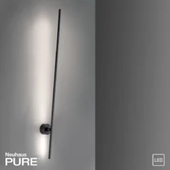 Paul Neuhaus 9407-18 PURE-GRAFO LED Wandleuchte schwarz