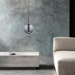 Paul Neuhaus 2220-15 PURE Infinity Pendelleuchte mystic grey 1-flammig
