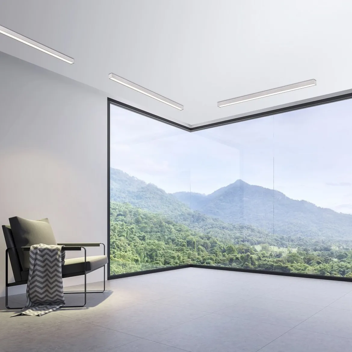 Paul Neuhaus 6021-95 PURE-LINES LED Deckenleuchte diamond (alu) CCT