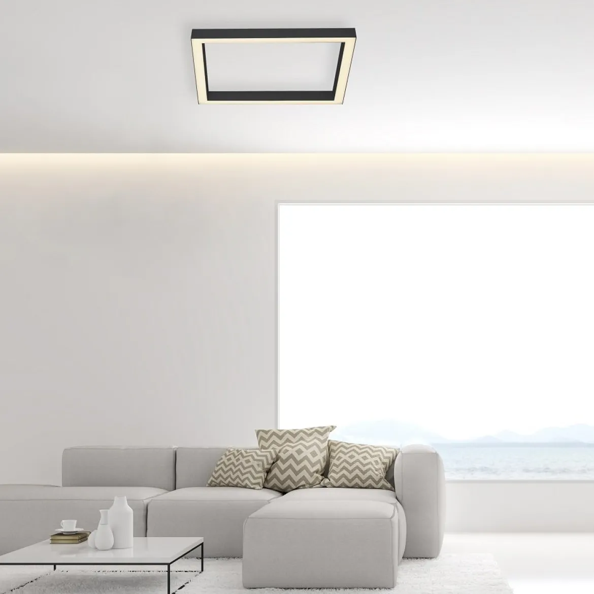 Paul Neuhaus 6022-13 PURE-LINES LED Deckenleuchte graphite CCT