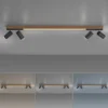 Paul Neuhaus 6121-79 PURE-LINES LED Deckenleuchte oak graphite CCT