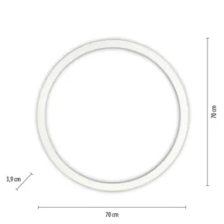 Paul Neuhaus 6306-95 PURE-LINES LED Deckenleuchte diamond (alu) CCT 70cm