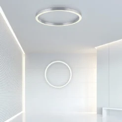 Paul Neuhaus 6306-95 PURE-LINES LED Deckenleuchte diamond (alu) CCT 70cm