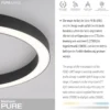 Paul Neuhaus 6309-13 PURE-LINES LED Deckenleuchte graphite CCT 50cm