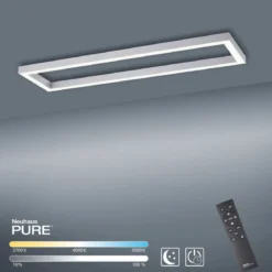 Paul Neuhaus 6023-95 PURE-LINES LED Deckenleuchte diamond (alu) CCT