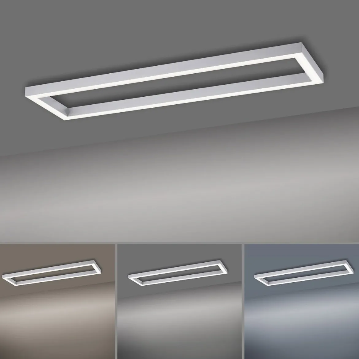 Paul Neuhaus 6023-95 PURE-LINES LED Deckenleuchte diamond (alu) CCT