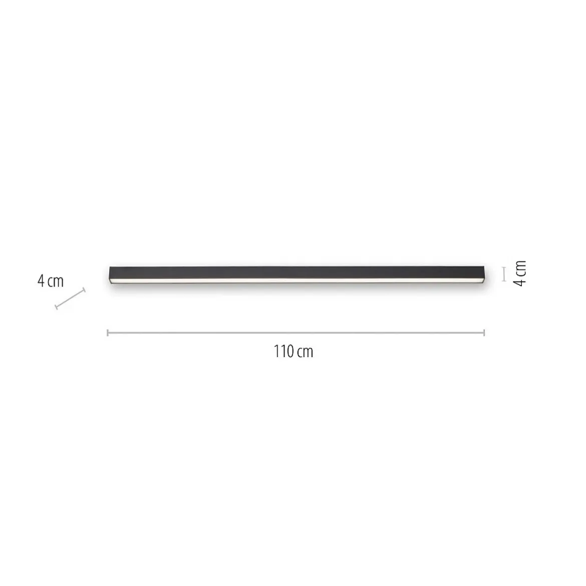 Paul Neuhaus 6021-13 PURE-LINES LED Deckenleuchte graphite CCT