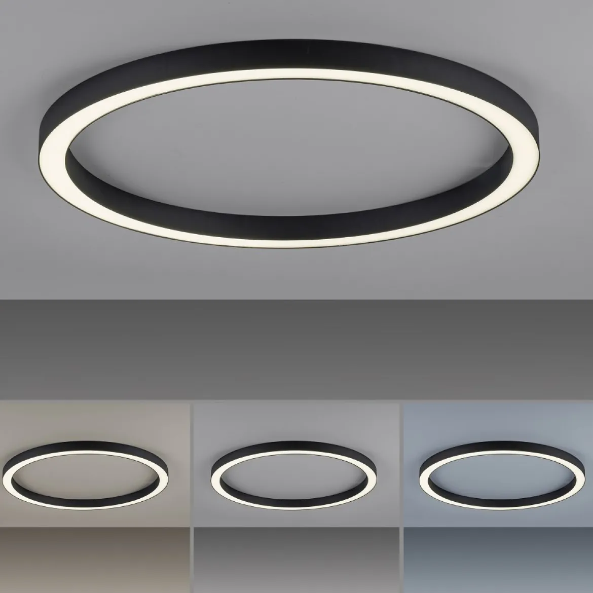 Paul Neuhaus 6306-13 PURE-LINES LED Deckenleuchte graphite CCT 70cm
