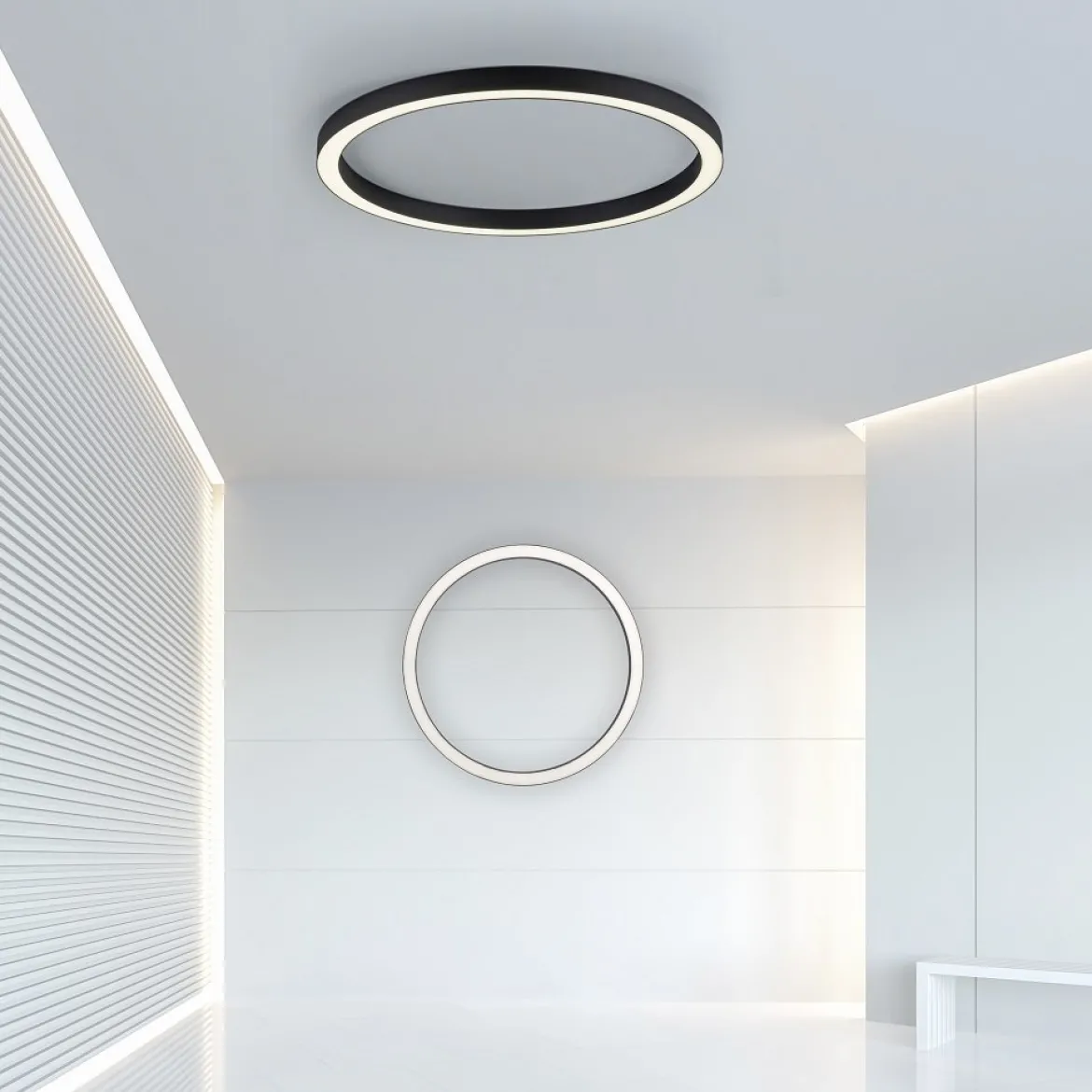 Paul Neuhaus 6306-13 PURE-LINES LED Deckenleuchte graphite CCT 70cm