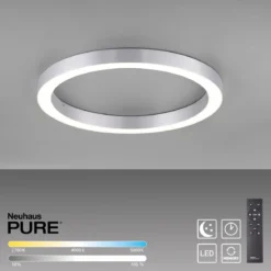 Paul Neuhaus 6309-95 PURE-LINES LED Deckenleuchte diamond (alu) CCT 50cm