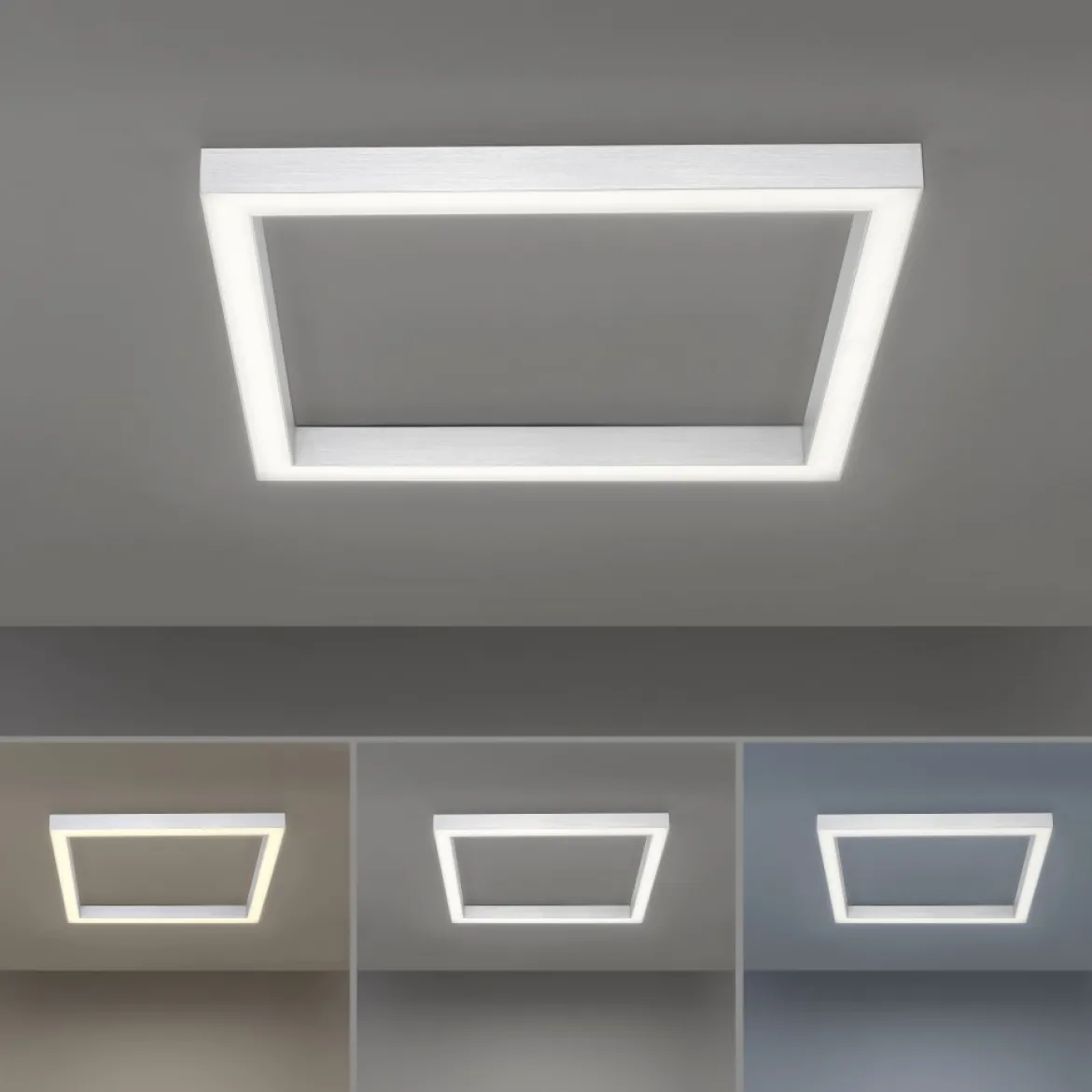 Paul Neuhaus 6022-95 PURE LINES LED Deckenleuchte diamond (alu) CCT