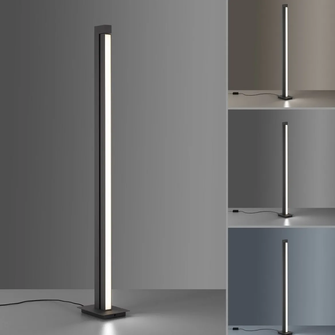 Paul Neuhaus 421-13 PURE-LINES LED Stehleuchte graphite CCT