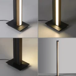 Paul Neuhaus 451-79 PURE-LINES LED Stehleuchte oak graphite CCT