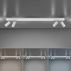 Paul Neuhaus 6121-95 PURE LINES LED Strahler diamond (alu) CCT