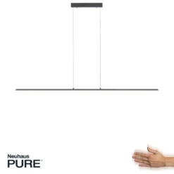 Paul Neuhaus 8377-13 PURE-LITE LED Pendelleuchte graphite CCT 160cm