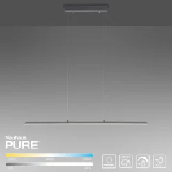 Paul Neuhaus 8375-13 PURE-LITE LED Pendelleuchte graphite CCT 100cm