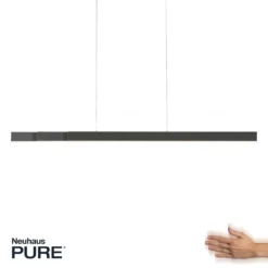 Paul Neuhaus 2738-13 PURE-LUME LED Pendelleuchte graphite CCT Sensordimmer