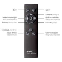 Paul Neuhaus 6356-95 PURE-MIRA LED Deckenleuchte 4-flammig diamond (alu) CCT