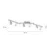 Paul Neuhaus 6358-95 PURE-MIRA LED Deckenleuchte 6-flammig diamond (alu) CCT