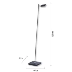 Paul Neuhaus 356-18 PURE-MIRA LED Stehleuchte black pearl CCT