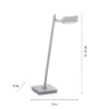 Paul Neuhaus 4356-95 PURE-MIRA LED Tischleuchte diamond (alu) CCT
