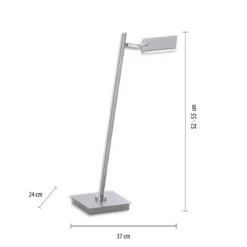 Paul Neuhaus 4356-95 PURE-MIRA LED Tischleuchte diamond (alu) CCT