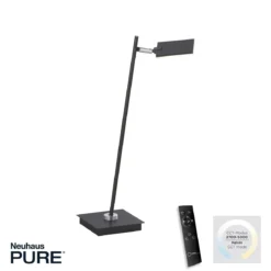 Paul Neuhaus 4356-18 PURE-MIRA LED Tischleuchte black pearl CCT