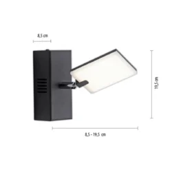 Paul Neuhaus 9353-18 PURE-MIRA LED Wandleuchte black pearl CCT
