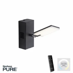 Paul Neuhaus 9353-18 PURE-MIRA LED Wandleuchte black pearl CCT