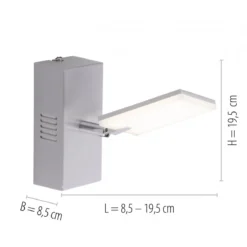Paul Neuhaus 9353-95 PURE MIRA LED Wandleuchte diamond (alu) CCT