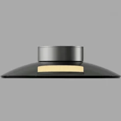 Paul Neuhaus 6094-15 PURE Moon Deckenleuchte platin grau 32cm dimmbar
