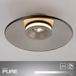 Paul Neuhaus 6094-97 PURE Moon Deckenleuchte bronce 32cm dimmbar