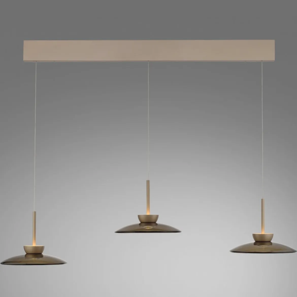 Paul Neuhaus 2193-97 PURE Moon LED Pendelleuchte bronce 3-flammig