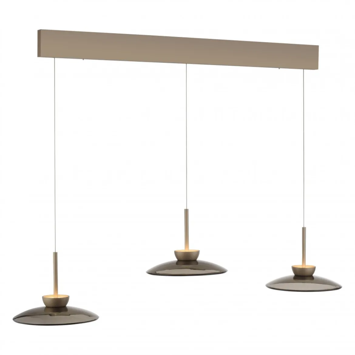 Paul Neuhaus 2193-97 PURE Moon LED Pendelleuchte bronce 3-flammig
