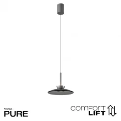 Paul Neuhaus 2191-15 PURE Moon Pendelleuchte platin grau