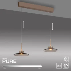 Paul Neuhaus 2194-97 PURE Moon Pendelleuchte bronce 2-flammig