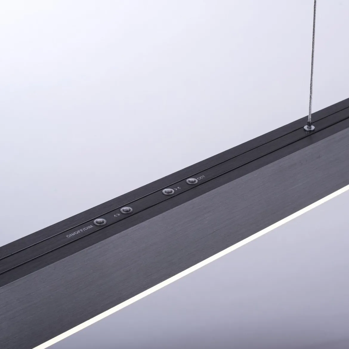 Paul Neuhaus 2525-15 PURE Moto e-SLIDE® LED Pendelleuchte platin (grau) CCT