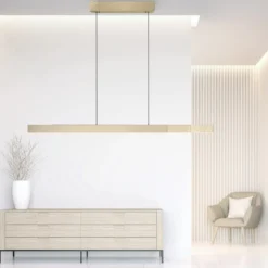 Paul Neuhaus 2545-60 PURE MOTO-RISE LED Pendelleuchte imperial gold höhenverstellbar ausziehbar
