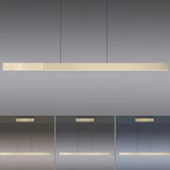 Paul Neuhaus 2545-60 PURE MOTO-RISE LED Pendelleuchte imperial gold höhenverstellbar ausziehbar