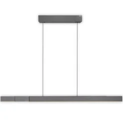 Paul Neuhaus 2545-15 PURE MOTO-RISE LED Pendelleuchte platin (grau) höhenverstellbar ausziehbar