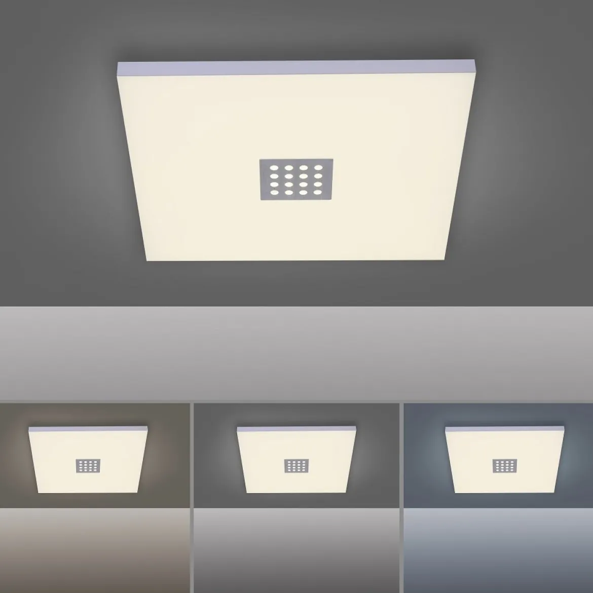 Paul Neuhaus 6433-95 PURE-NEO LED Deckenleuchte aluminium CCT 45x45cm