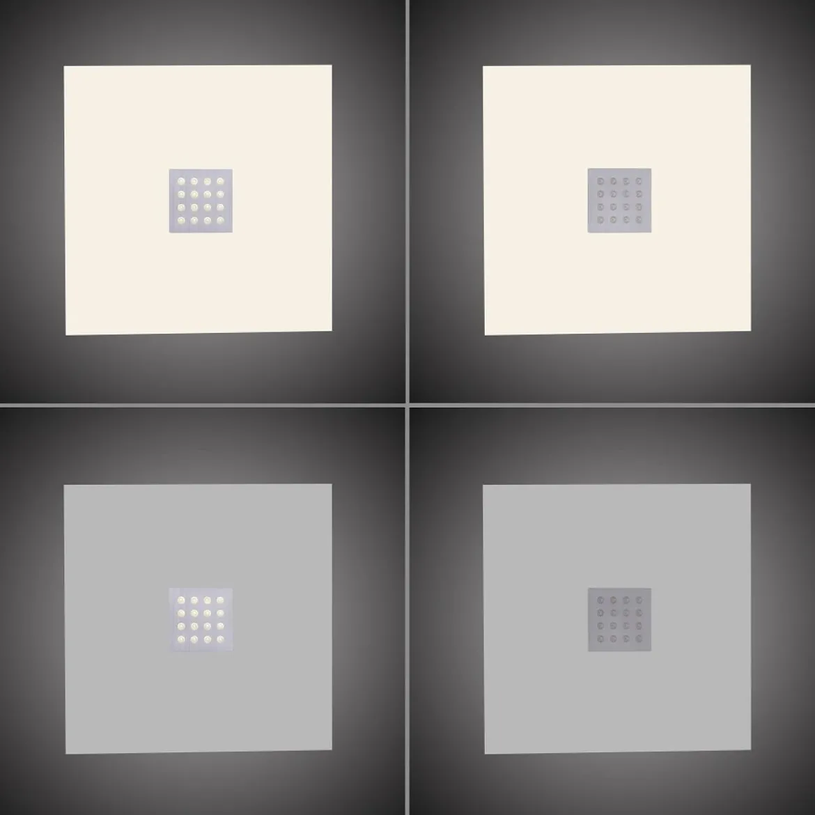 Paul Neuhaus 6433-95 PURE-NEO LED Deckenleuchte aluminium CCT 45x45cm