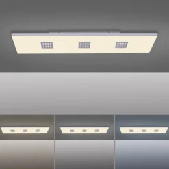 Paul Neuhaus 6436-95 PURE-NEO LED Deckenleuchte aluminium CCT 120x30cm
